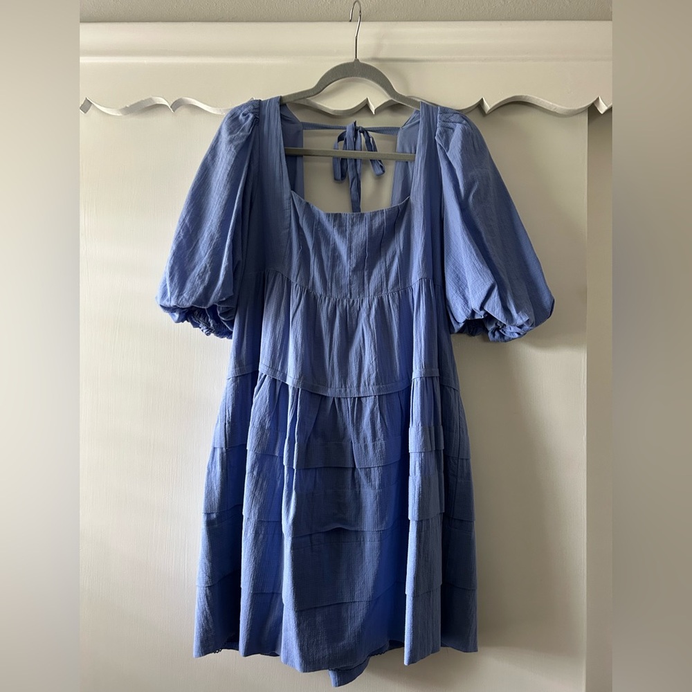 Anthropologie Blue Dress